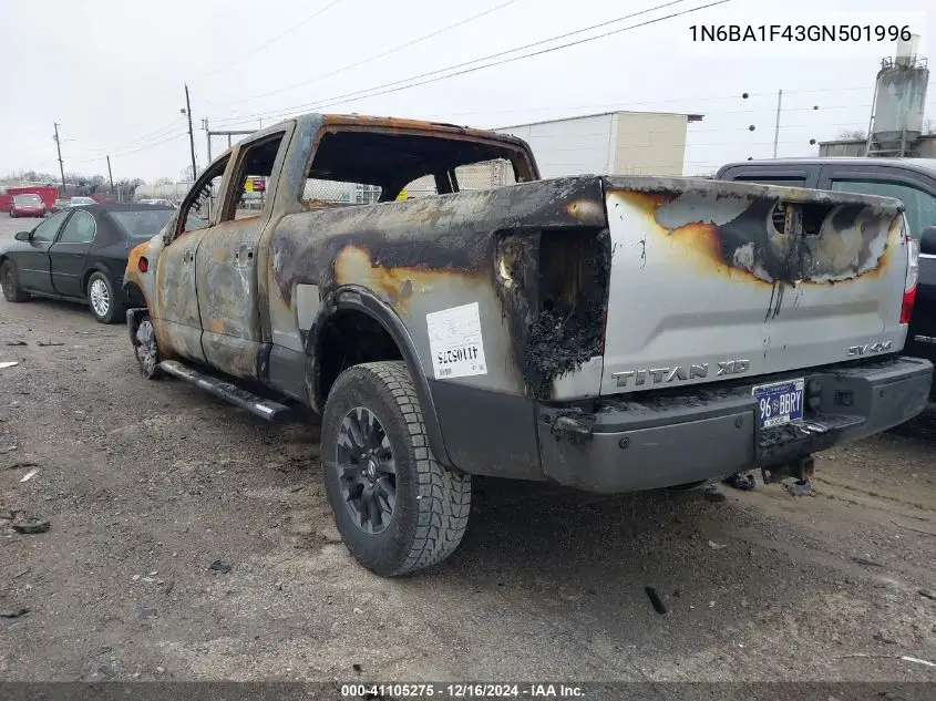 1N6BA1F43GN501996 2016 Nissan Titan Xd Pro-4X Diesel
