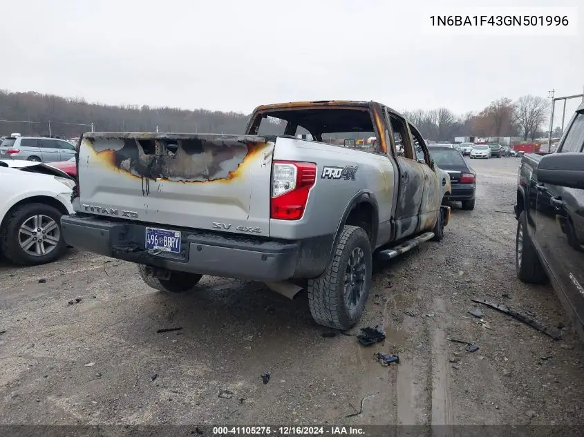 1N6BA1F43GN501996 2016 Nissan Titan Xd Pro-4X Diesel