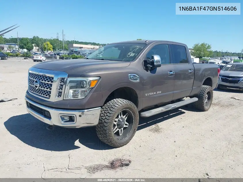 1N6BA1F47GN514606 2016 Nissan Titan Xd Sl Diesel