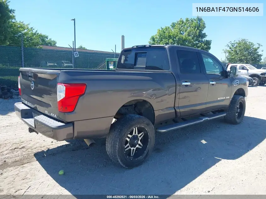 1N6BA1F47GN514606 2016 Nissan Titan Xd Sl Diesel