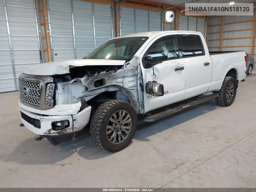 2016 Nissan Titan Xd Platinum Reserve Diesel VIN: 1N6BA1F41GN518120 Lot: 45523414