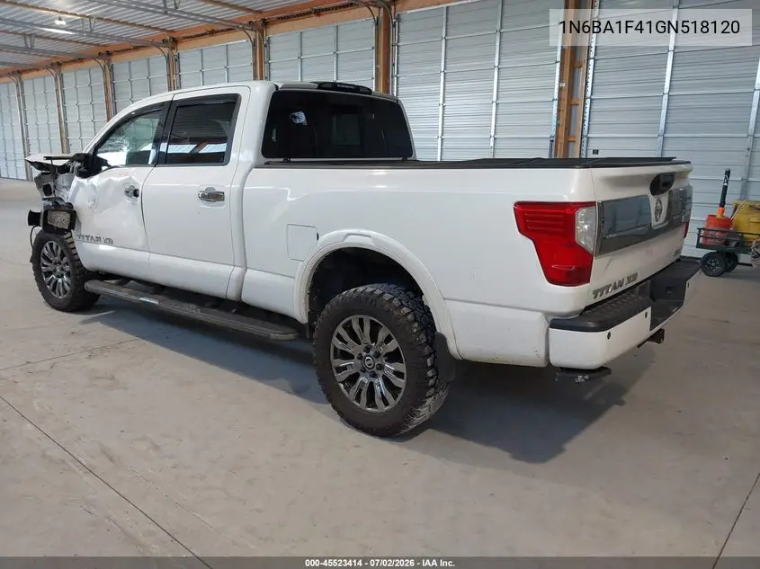 2016 Nissan Titan Xd Platinum Reserve Diesel VIN: 1N6BA1F41GN518120 Lot: 45523414
