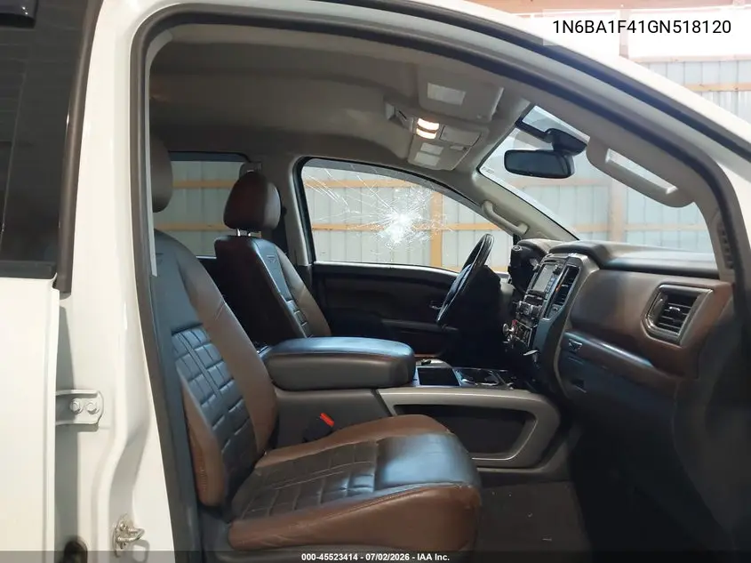 2016 Nissan Titan Xd Platinum Reserve Diesel VIN: 1N6BA1F41GN518120 Lot: 45523414