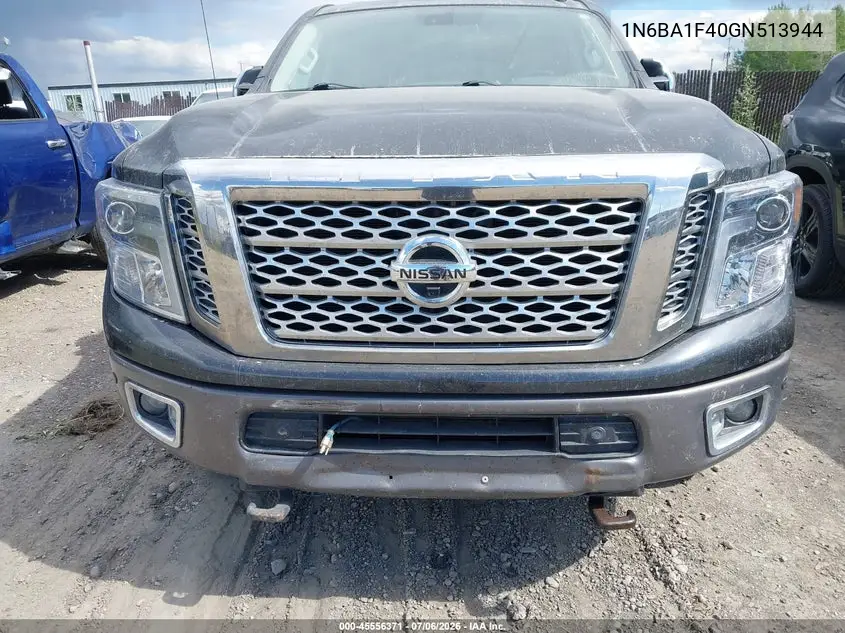 2016 Nissan Titan Xd Platinum Reserve Diesel VIN: 1N6BA1F40GN513944 Lot: 45556371