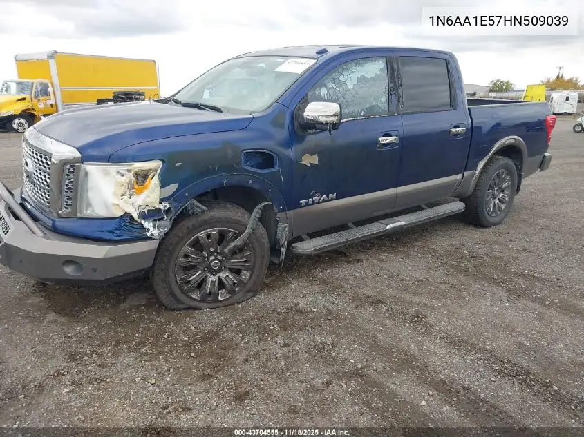 1N6AA1E57HN509039 2017 Nissan Titan Platinum Reserve