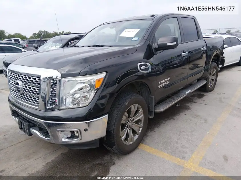 2017 Nissan Titan Sv VIN: 1N6AA1E56HN546177 Lot: 45411127
