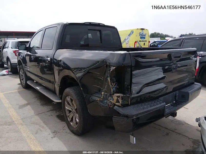 2017 Nissan Titan Sv VIN: 1N6AA1E56HN546177 Lot: 45411127