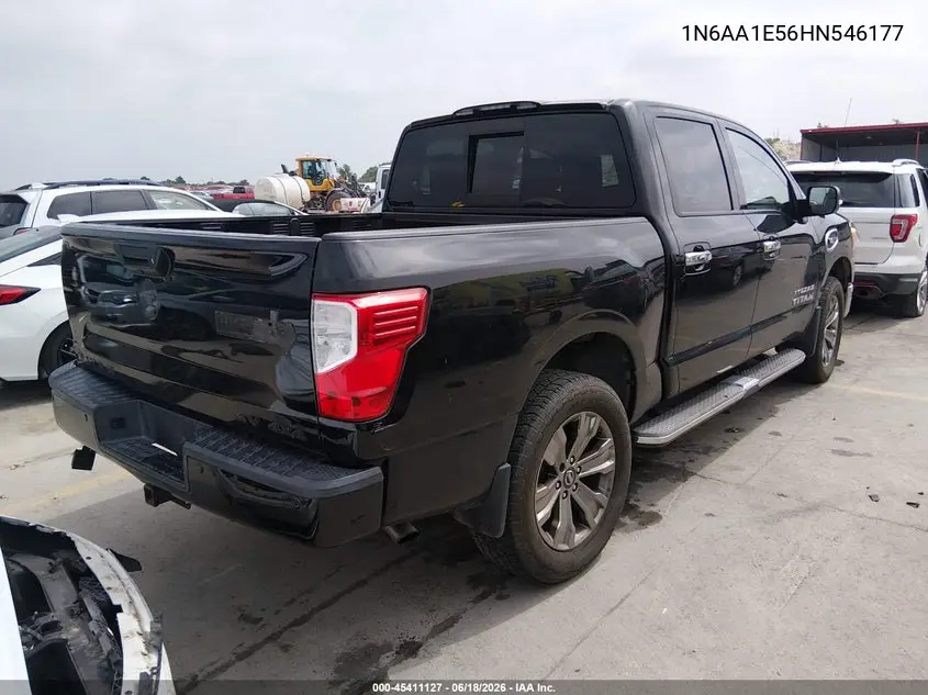 2017 Nissan Titan Sv VIN: 1N6AA1E56HN546177 Lot: 45411127