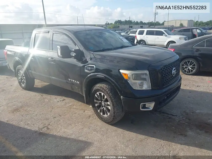 2017 Nissan Titan Pro-4X VIN: 1N6AA1E52HN552283 Lot: 45495007