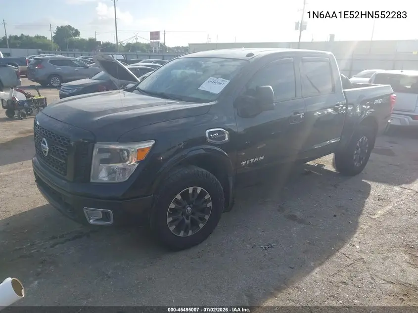 2017 Nissan Titan Pro-4X VIN: 1N6AA1E52HN552283 Lot: 45495007