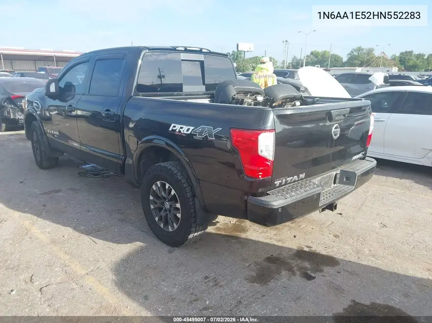 2017 Nissan Titan Pro-4X VIN: 1N6AA1E52HN552283 Lot: 45495007
