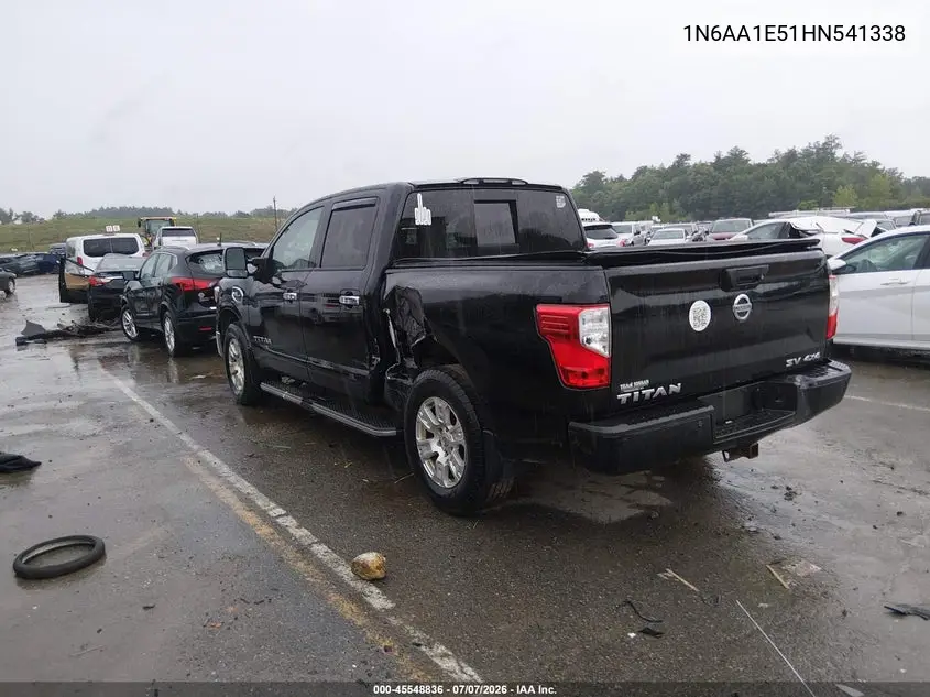 2017 Nissan Titan Sv VIN: 1N6AA1E51HN541338 Lot: 45548836