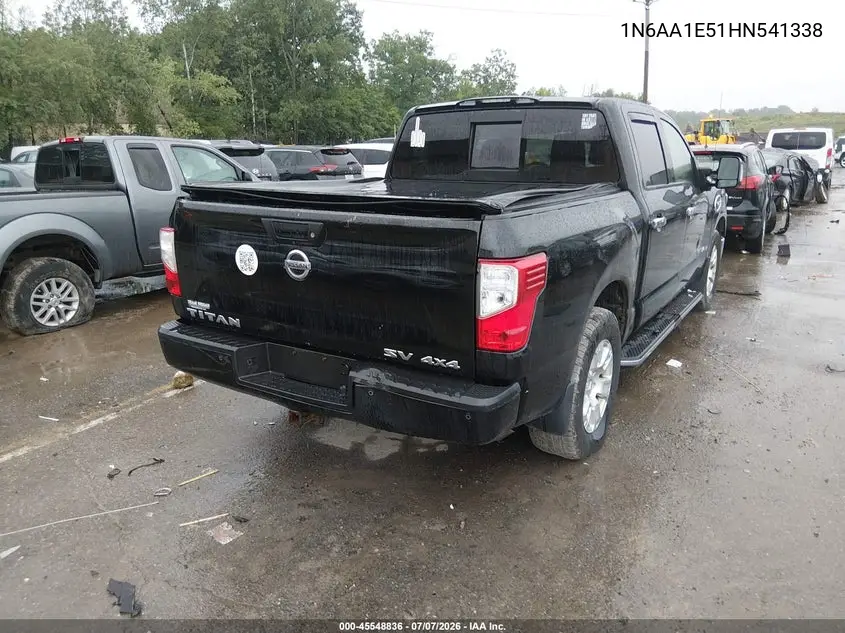 2017 Nissan Titan Sv VIN: 1N6AA1E51HN541338 Lot: 45548836