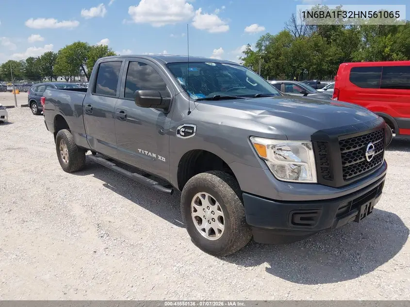 2017 Nissan Titan Xd S Diesel VIN: 1N6BA1F32HN561065 Lot: 45550136
