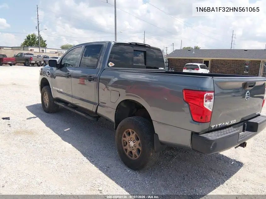 2017 Nissan Titan Xd S Diesel VIN: 1N6BA1F32HN561065 Lot: 45550136