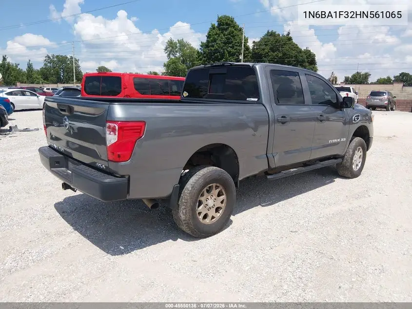 2017 Nissan Titan Xd S Diesel VIN: 1N6BA1F32HN561065 Lot: 45550136