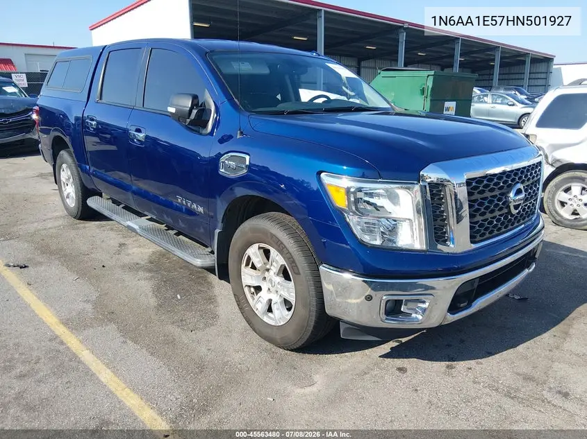 2017 Nissan Titan Sv VIN: 1N6AA1E57HN501927 Lot: 45563480