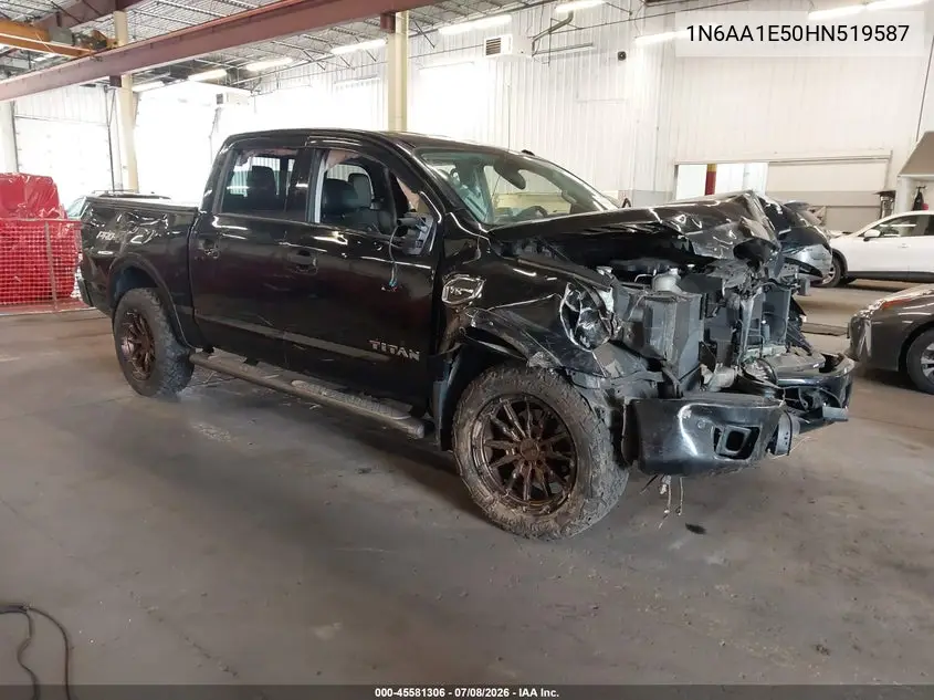 2017 Nissan Titan Platinum Reserve/Pro-4X/S/Sl/Sv VIN: 1N6AA1E50HN519587 Lot: 45581306