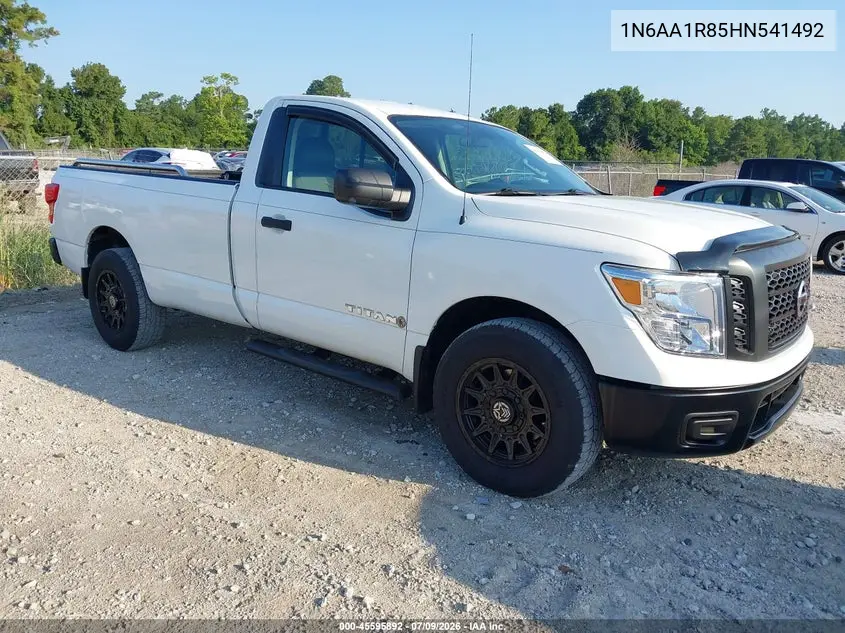 2017 Nissan Titan S VIN: 1N6AA1R85HN541492 Lot: 45595892