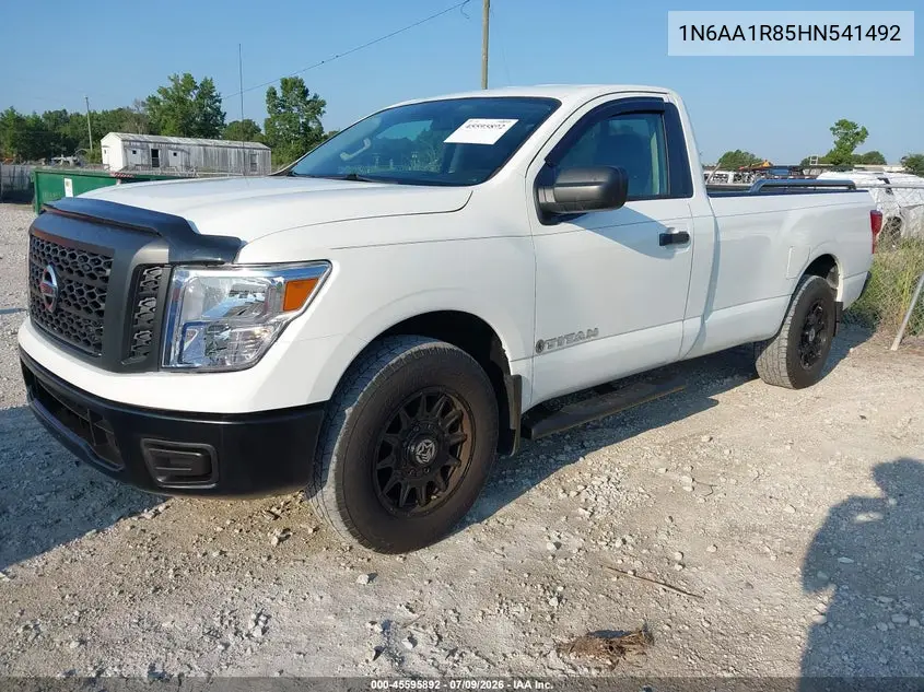 2017 Nissan Titan S VIN: 1N6AA1R85HN541492 Lot: 45595892