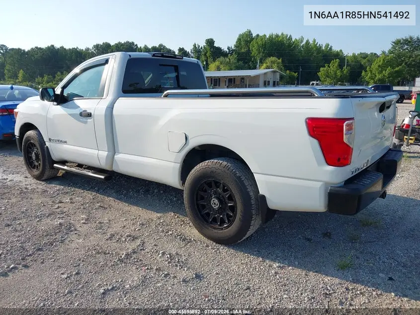 2017 Nissan Titan S VIN: 1N6AA1R85HN541492 Lot: 45595892