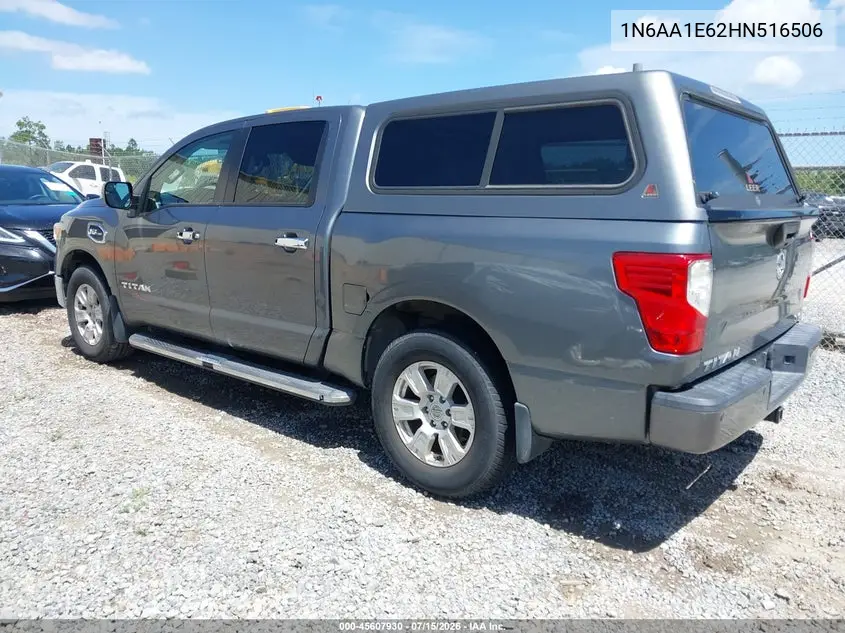 2017 Nissan Titan Sv VIN: 1N6AA1E62HN516506 Lot: 45607930