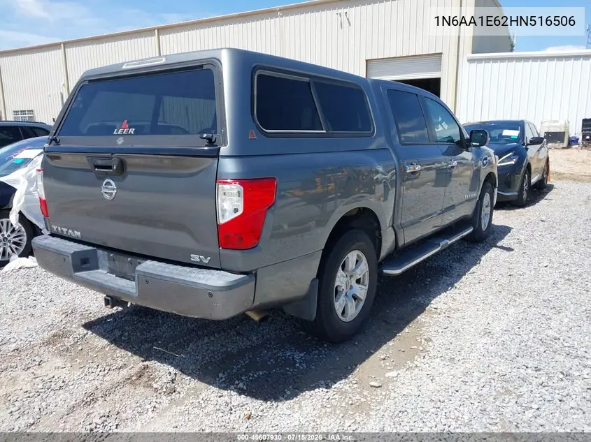 2017 Nissan Titan Sv VIN: 1N6AA1E62HN516506 Lot: 45607930