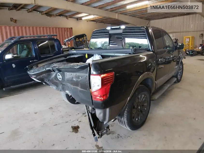 2017 Nissan Titan Platinum Reserve VIN: 1N6AA1E66HN503872 Lot: 45613158