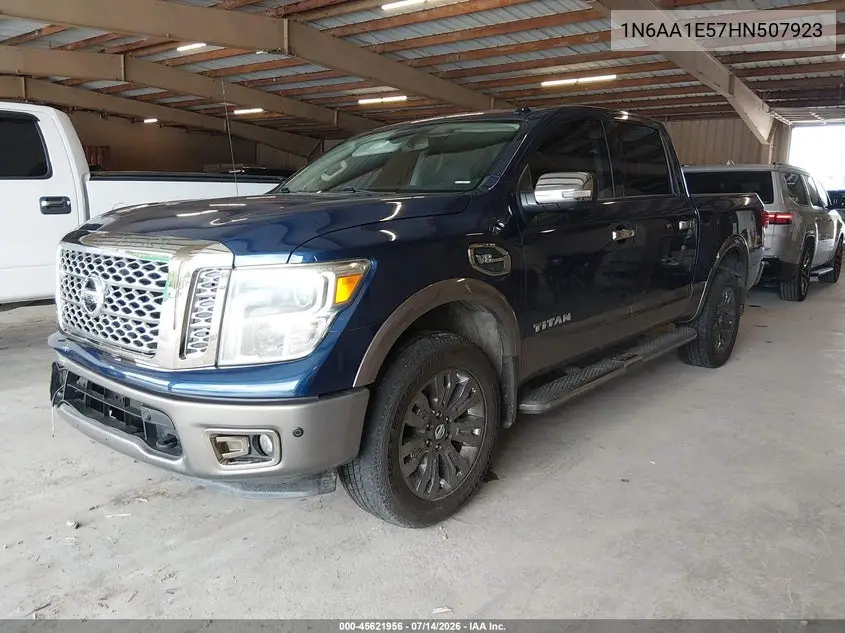 2017 Nissan Titan Platinum Reserve VIN: 1N6AA1E57HN507923 Lot: 45621956