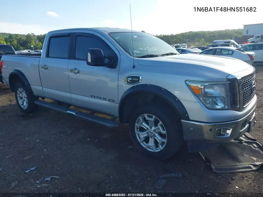 2017 Nissan Titan Xd Sv Diesel VIN: 1N6BA1F48HN551682 Lot: 45663292