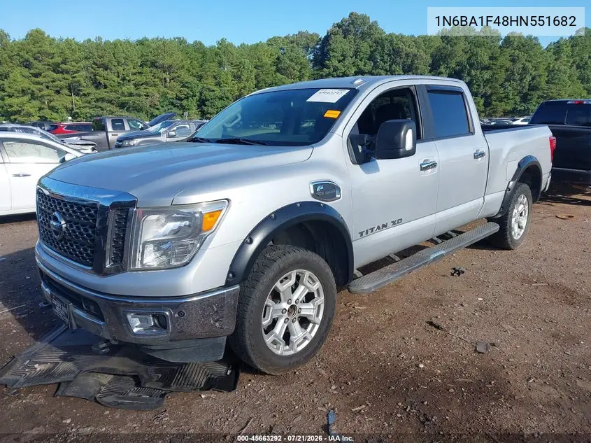 2017 Nissan Titan Xd Sv Diesel VIN: 1N6BA1F48HN551682 Lot: 45663292