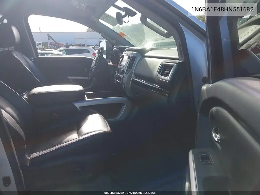 2017 Nissan Titan Xd Sv Diesel VIN: 1N6BA1F48HN551682 Lot: 45663292