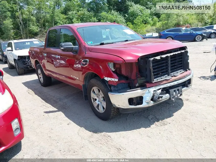 2017 Nissan Titan Sv VIN: 1N6AA1EJ9HN508150 Lot: 45673463