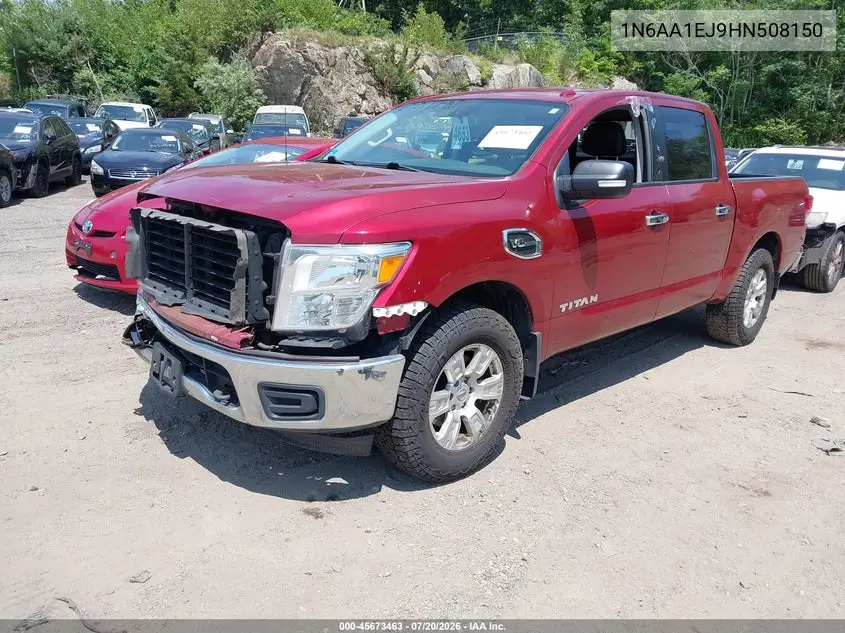 2017 Nissan Titan Sv VIN: 1N6AA1EJ9HN508150 Lot: 45673463