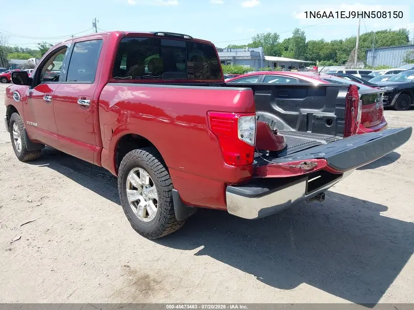2017 Nissan Titan Sv VIN: 1N6AA1EJ9HN508150 Lot: 45673463