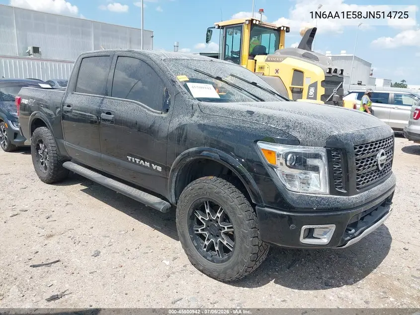 2018 Nissan Titan Pro-4X VIN: 1N6AA1E58JN514725 Lot: 45500942