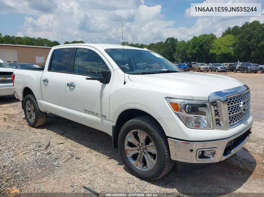 2018 Nissan Titan Sl VIN: 1N6AA1E59JN535244 Lot: 45553554