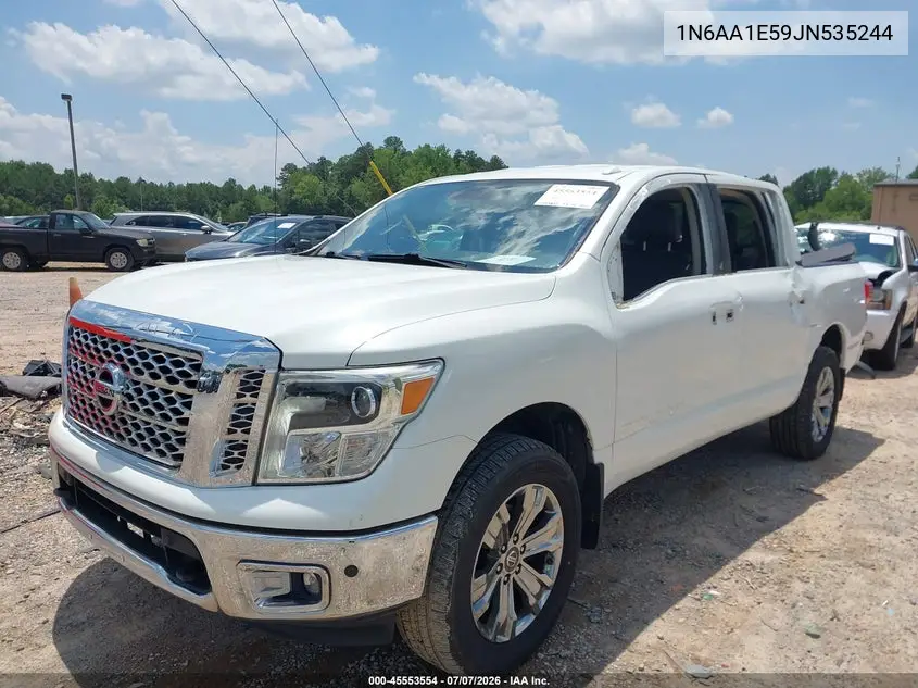 2018 Nissan Titan Sl VIN: 1N6AA1E59JN535244 Lot: 45553554