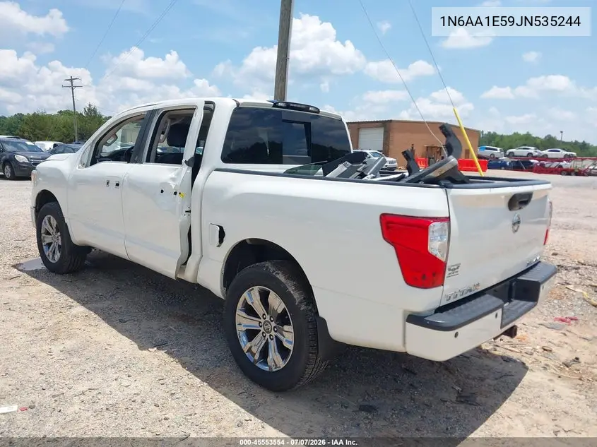 2018 Nissan Titan Sl VIN: 1N6AA1E59JN535244 Lot: 45553554
