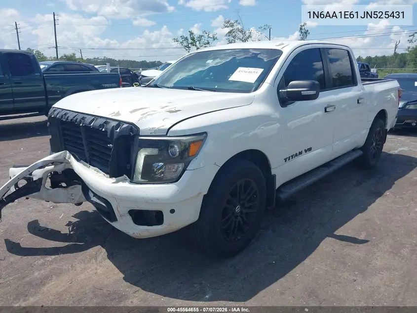 2018 Nissan Titan Sv VIN: 1N6AA1E61JN525431 Lot: 45564655