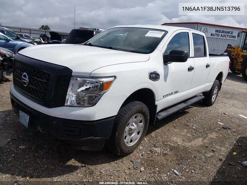1N6AA1F38JN513796 2018 Nissan Titan Xd S Gas