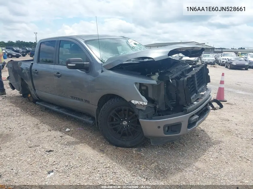 2018 Nissan Titan Sv VIN: 1N6AA1E60JN528661 Lot: 45618148