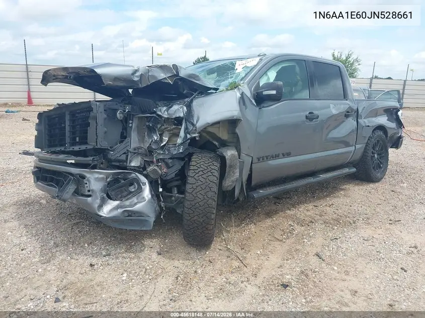 2018 Nissan Titan Sv VIN: 1N6AA1E60JN528661 Lot: 45618148