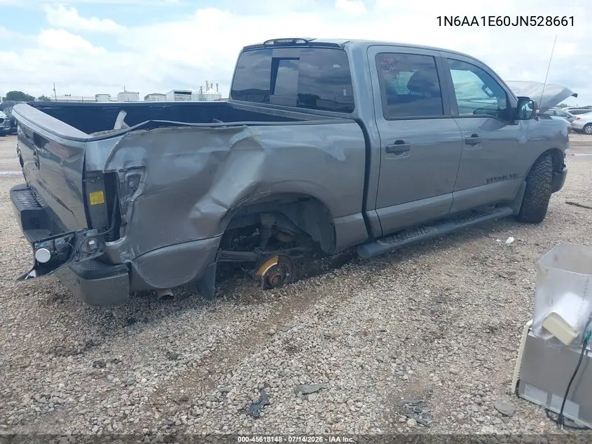 2018 Nissan Titan Sv VIN: 1N6AA1E60JN528661 Lot: 45618148