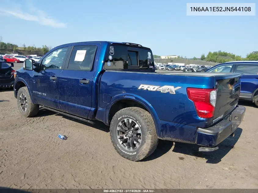 2018 Nissan Titan Pro-4X VIN: 1N6AA1E52JN544108 Lot: 45622153