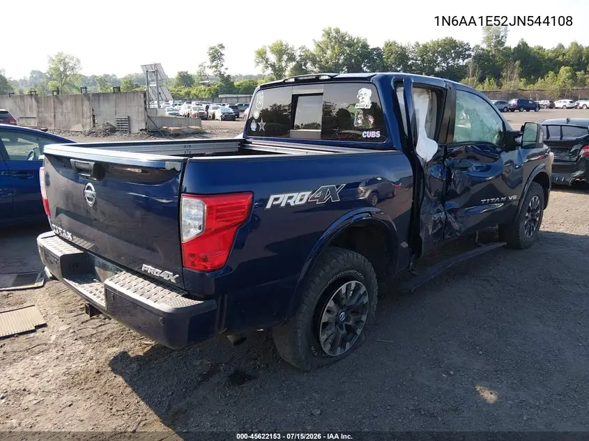 2018 Nissan Titan Pro-4X VIN: 1N6AA1E52JN544108 Lot: 45622153