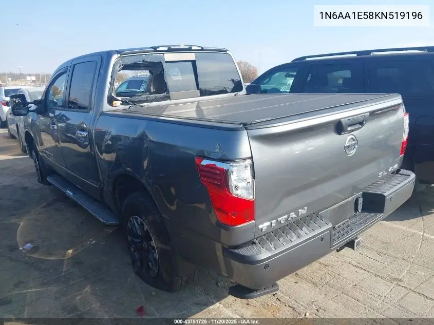 1N6AA1E58KN519196 2019 Nissan Titan Sl