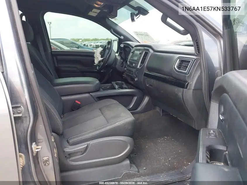 2019 Nissan Titan Sv VIN: 1N6AA1E57KN533767 Lot: 45236978