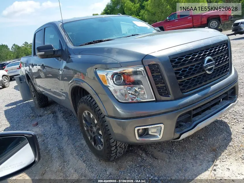 2019 Nissan Titan Pro-4X VIN: 1N6AA1E55KN520628 Lot: 45499085
