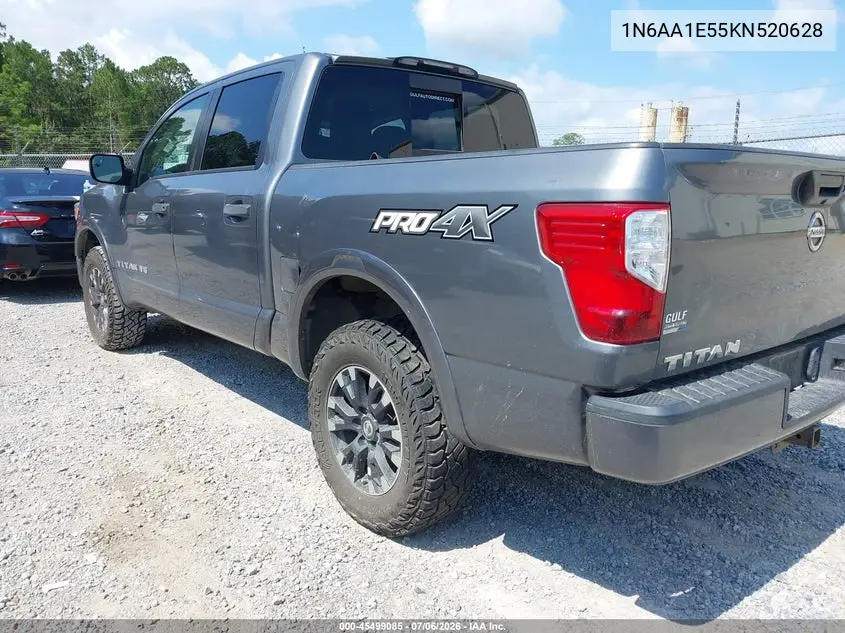 2019 Nissan Titan Pro-4X VIN: 1N6AA1E55KN520628 Lot: 45499085